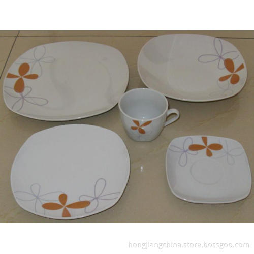 20PCS Square Dinner Set